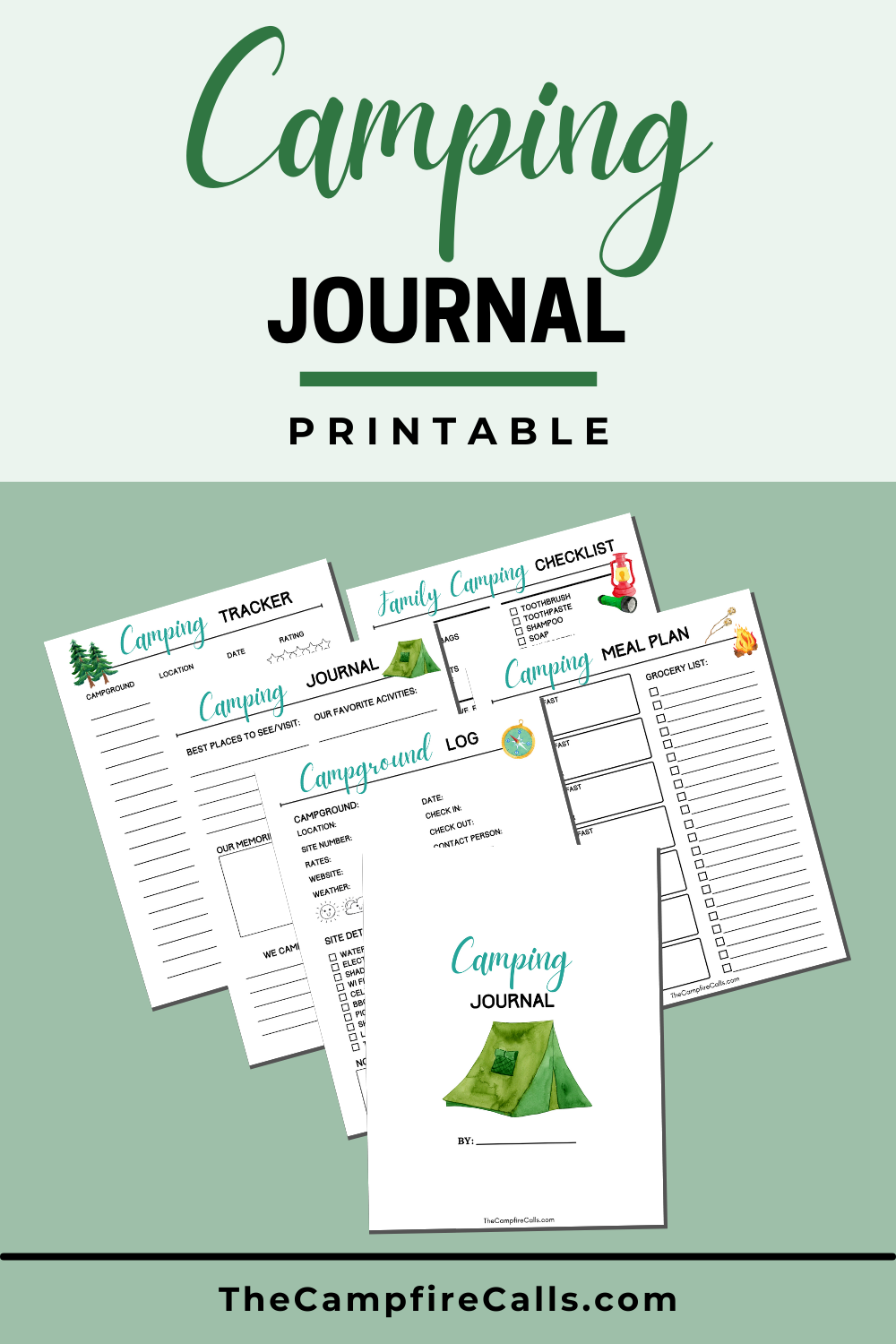 Use this Camping Planner Printable Bundle to plan family camping adventures and record all your camping memories for years to come.