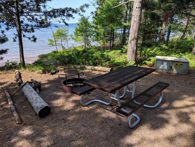 Apostle Islands National Lakeshore campground